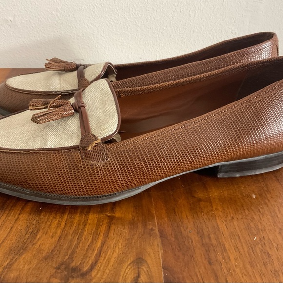 Etienne Aigner Ally Tassel Loafers Women Size 10 Vintage, 90’s, Preppy, Academia - Picture 2 of 4